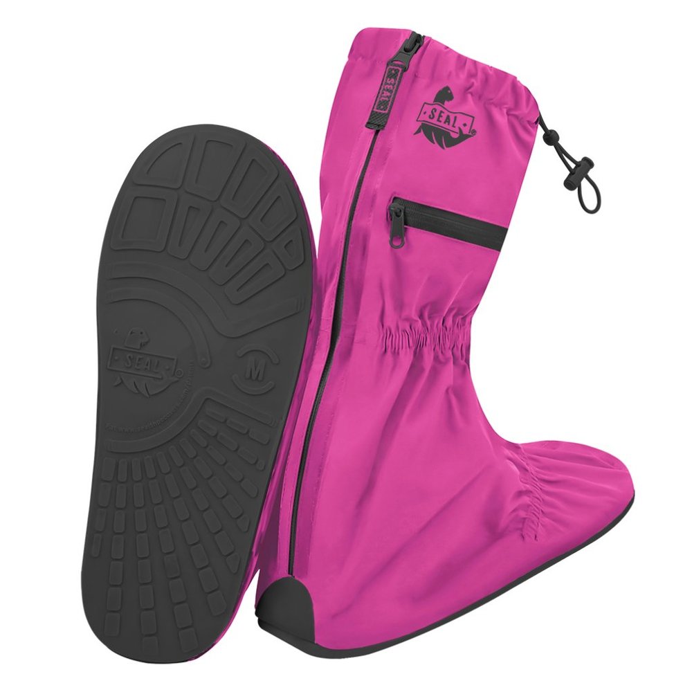 Reusable Waterproof Shoe Cover - Lilac/Black